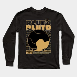 Dwarf Planet Pluto Long Sleeve T-Shirt